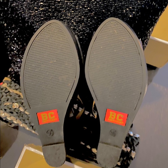 Beautiful Black sandal, wedge platform heel. - Picture 8 of 8